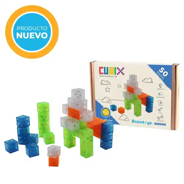 Imanix Juego Didáctico Cubix Magnéticas