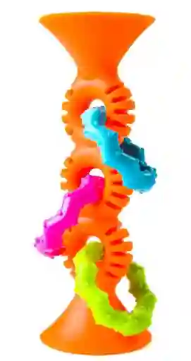 Fat Brain Toy Juguete Bebe Pipsquigz Loops Sensorial Orange