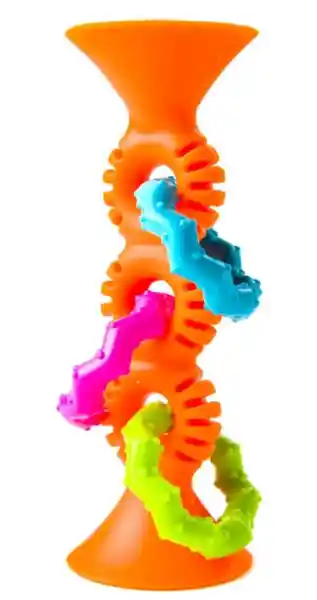 Fat Brain Toy Juguete Bebe Pipsquigz Loops Sensorial Orange