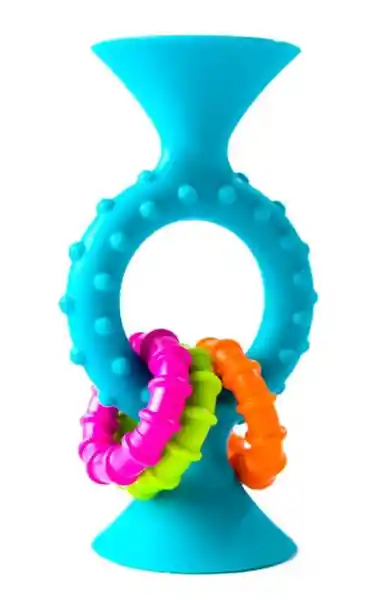 Fat Brain Toy Juguete Bebe Pipsquigz Loops Sensorial Celeste