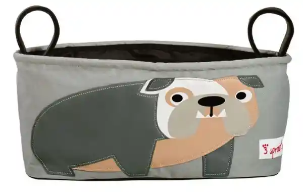 3 Sprouts Organizador de Coche Bull Dog Gris