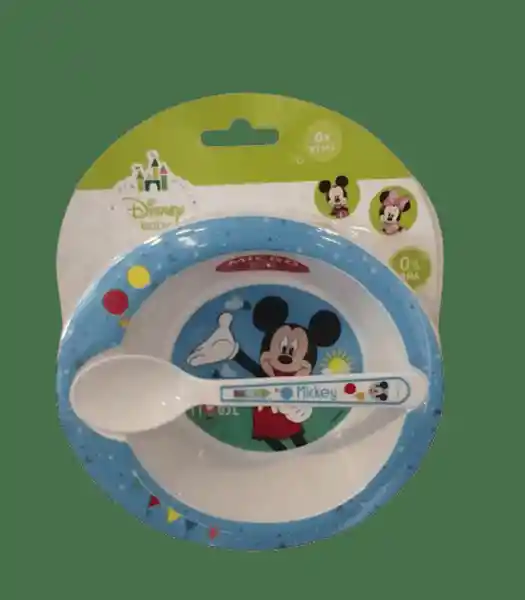 Stor Bowl Con Cuchara Para Microondas Disney Baby Mickey