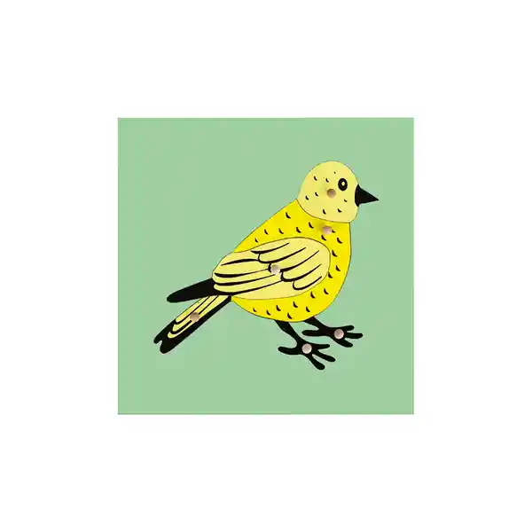 Dactic Juego Didáctico Para Encajar Con Mango Pájaro