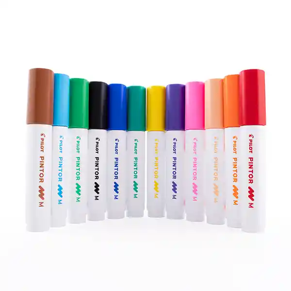 Pilot Marcador Multisuperficie Medio de 12 Colores