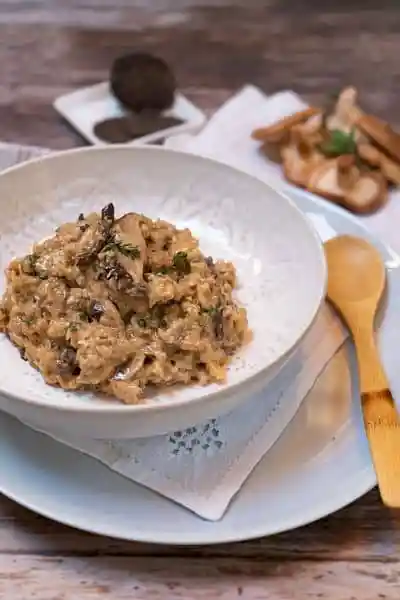Risotto de Setas y Trufa