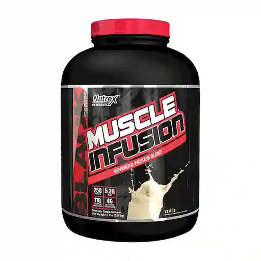 NUTREX Suplemento Muscle Infusión Vainilla. 5 Lb