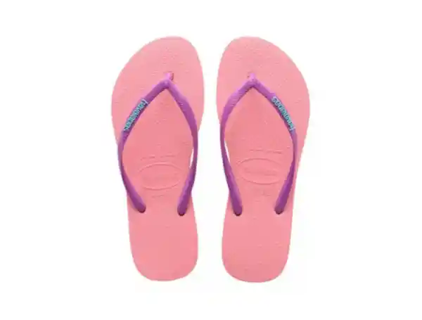 Havaianas Sandalias (slim Logo Pop Up) Talla 37-38 Color Rosa