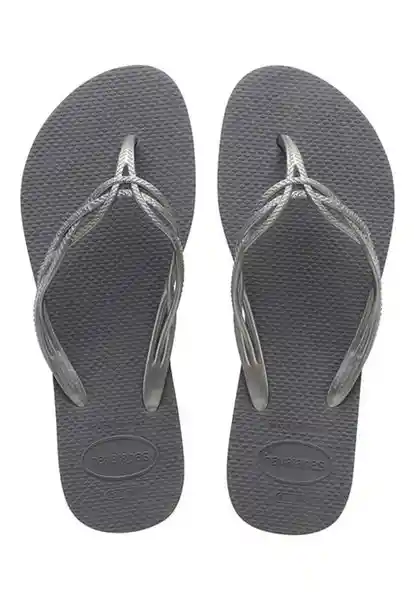 Havaianas Sandalias (flash Sweet) Talla 37-38 Color Gris