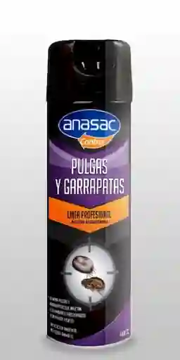 Anasac Insecticida para Pulgas y Garrapatas en Aerosol 