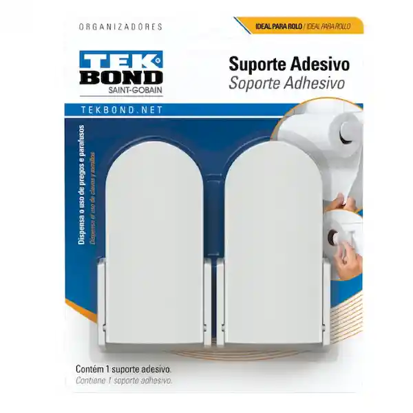 Tekbond Soporte Adhesivo Para Toalla de Papel Blanco