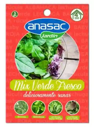 Anasac Semilla Mix Verde Fresco 3 g
