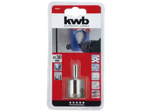 KWB Broca Copa Diamantada Para Porcelanato 30 Mm