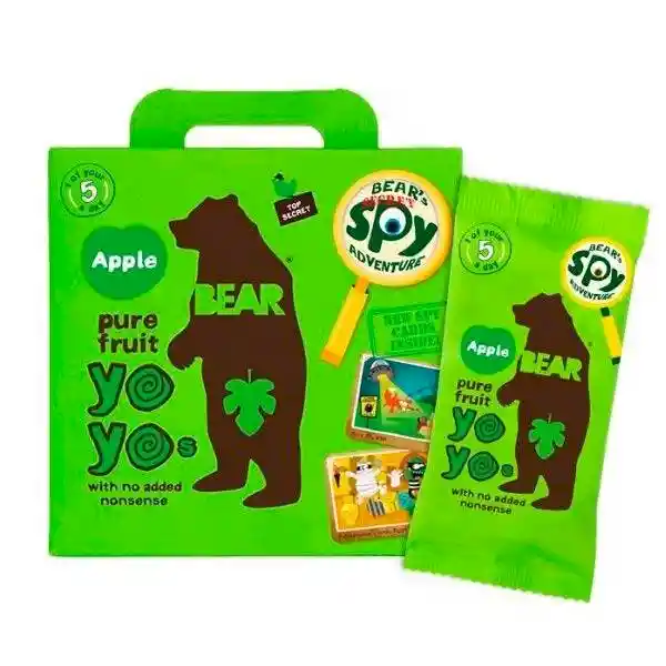 Bear Rollo de Fruta Manzana Pera y Spirulina