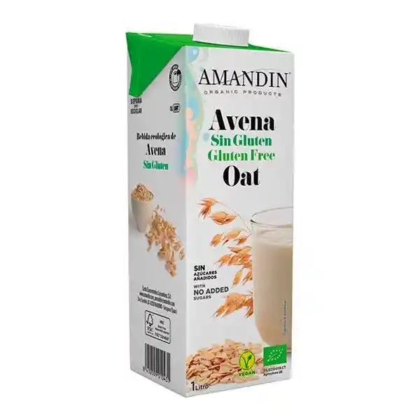 Amandin Bebida Orgánica de Avena