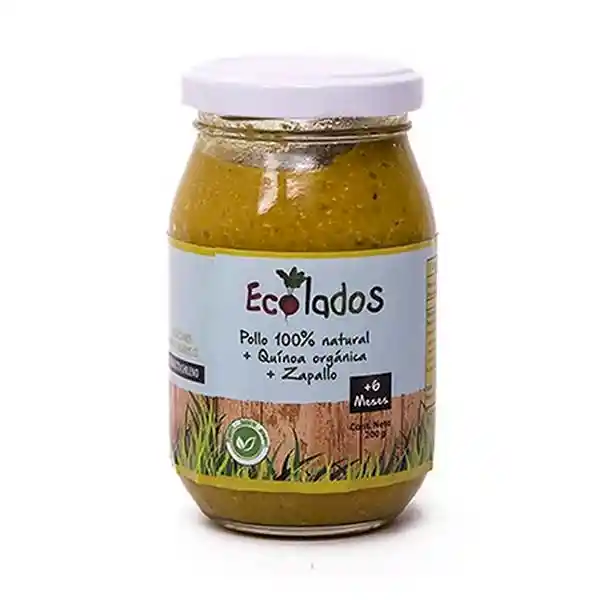 Ecolados Colado Orgánico Pollo Quinoa Zapallo