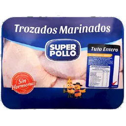 Super Pollo Tuto de Pollo Entero Trozados Marinados