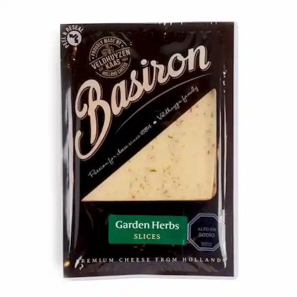 Basiron Queso Laminado Hierbas