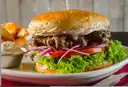 Classic Burger & Papas