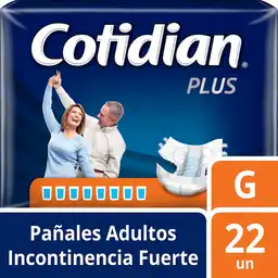 Cotidian Plus Pañal de Adulto Talla G