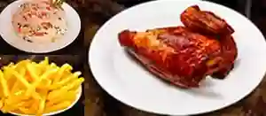 1/4 Pollo+ Papa + Arroz