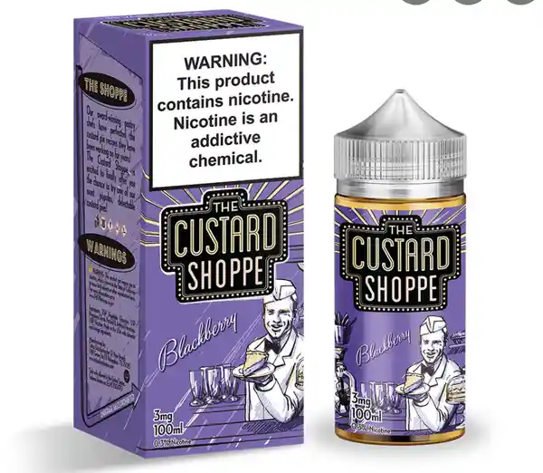 The Custard Shoppe Esencia Para Vaporizador Blackberry 100 mL