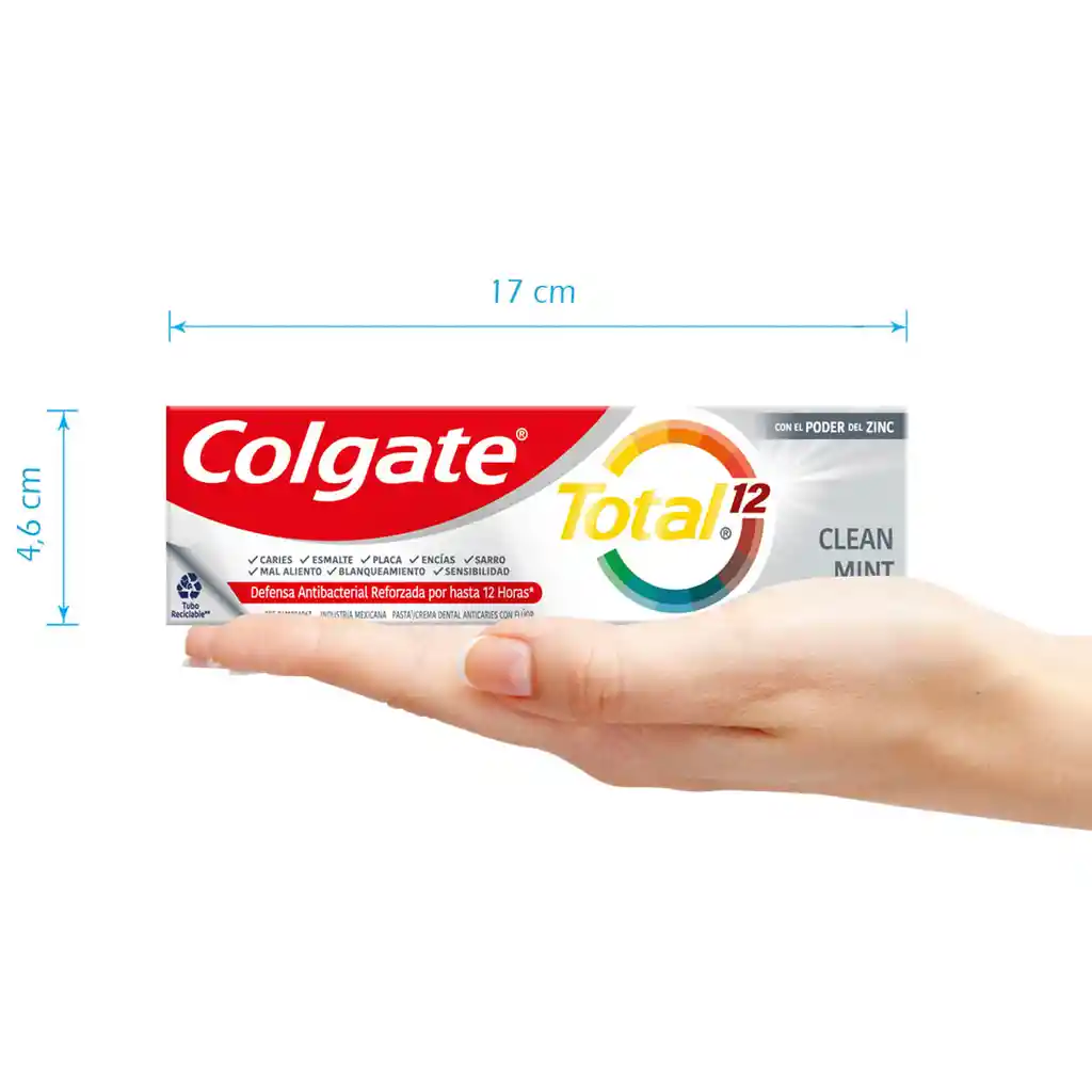 Colgate Crema Dental Total 12 Clean Mint