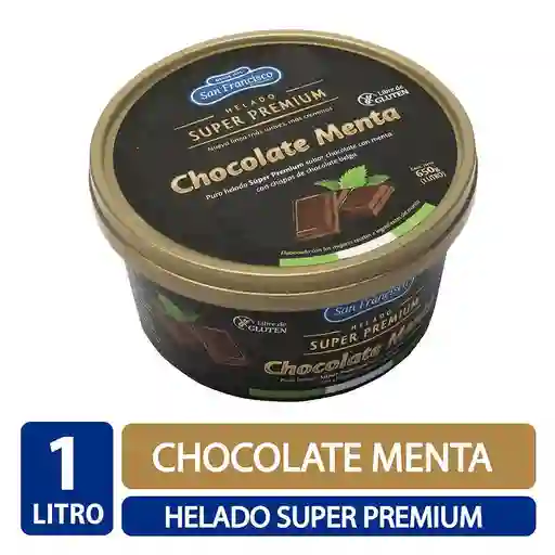 San Francisco De Loncomilla Helado Super Premium Chocolate Menta