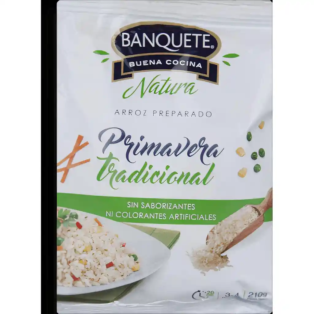 Banquete Arroz Preparado Primavera