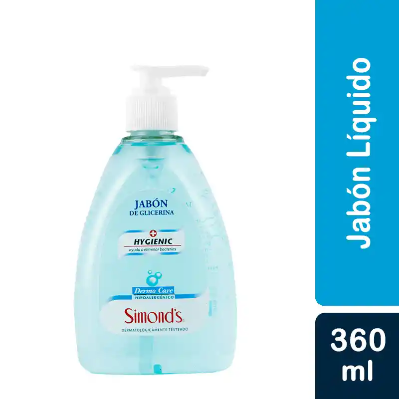 Simonds Jabón Líquido de Glicerina Hygienic Antibacterial