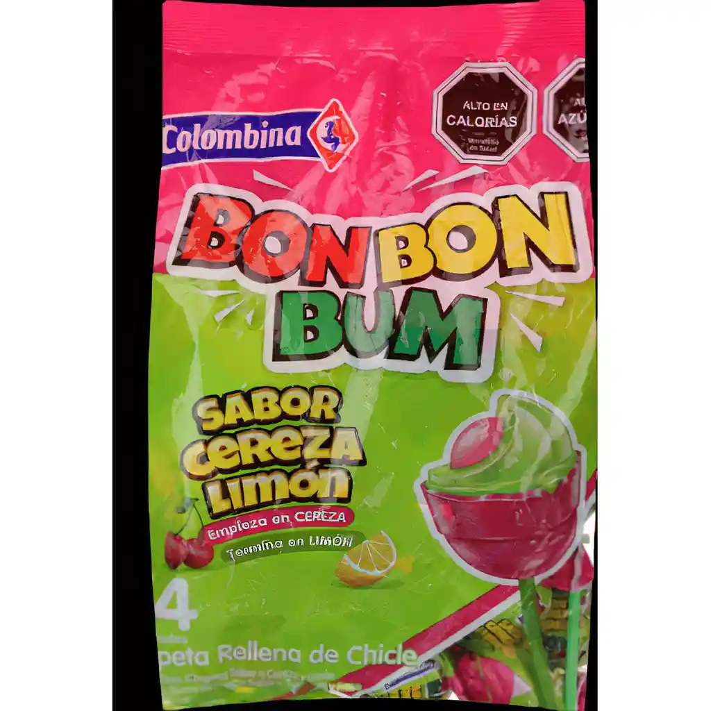 Bon Bon Bum Caramelo Cereza Limon