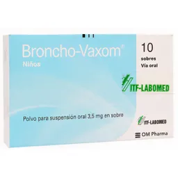 Broncho-Vaxom Niños Inmunoestimulante (3.5 mg) Polvo para Suspensión Oral 