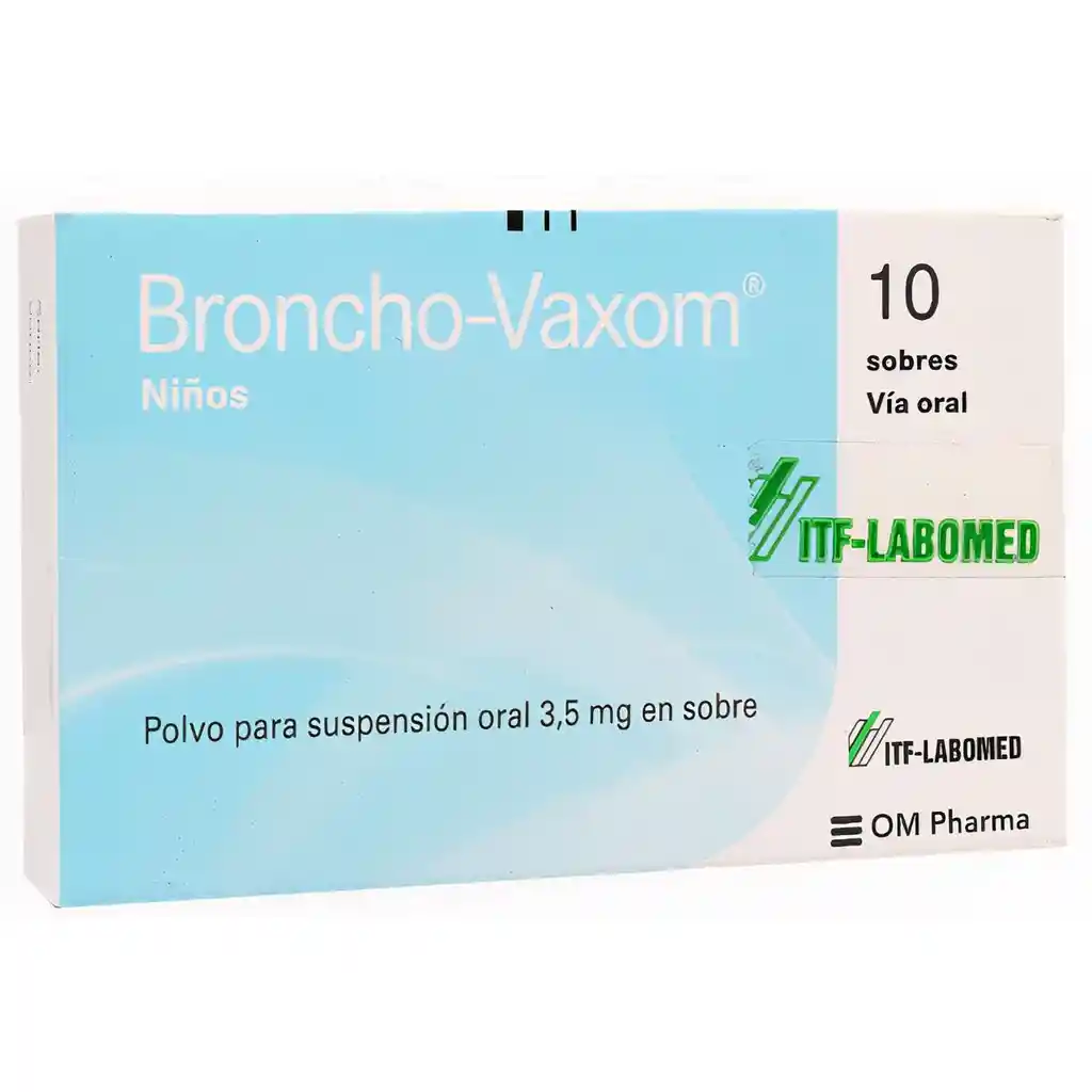 Broncho-Vaxom Niños Inmunoestimulante (3.5 mg) Polvo para Suspensión Oral 