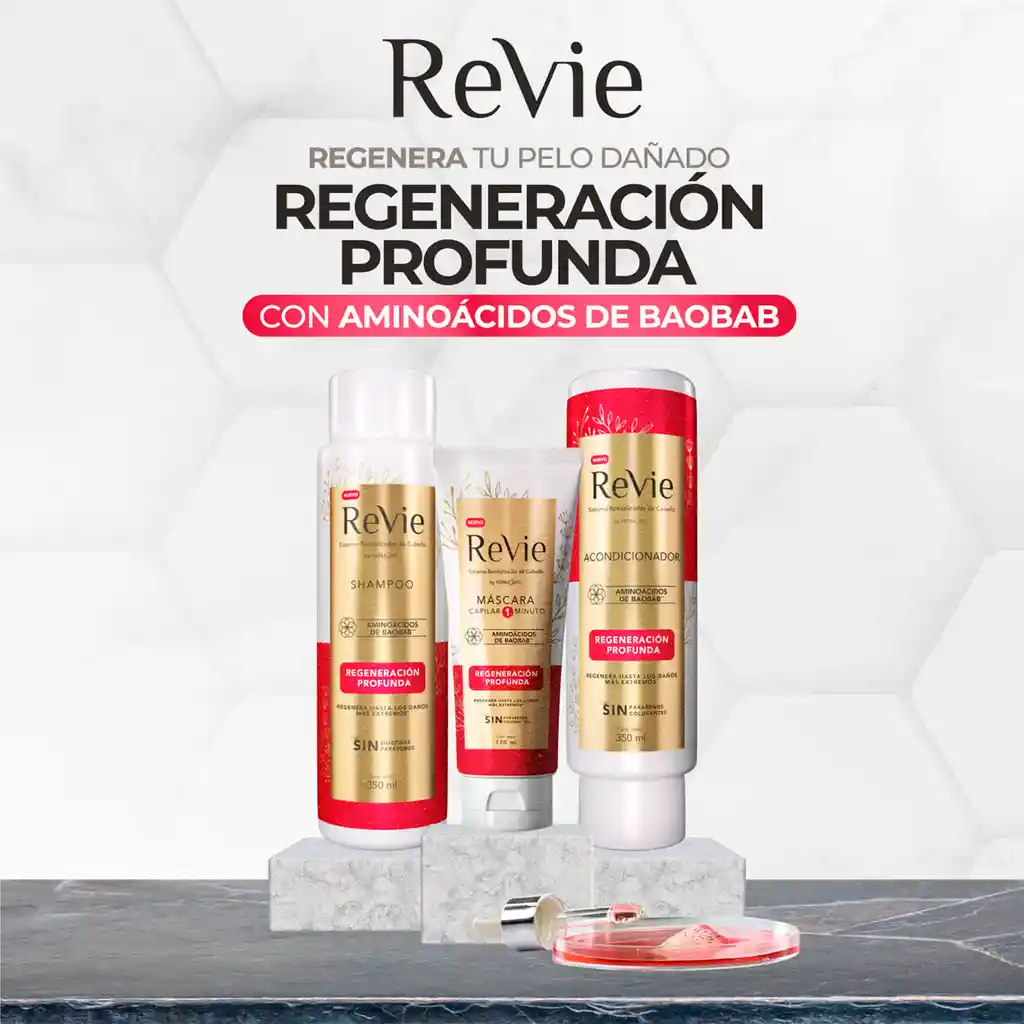 Revie Shampoo Regeneración Profunda