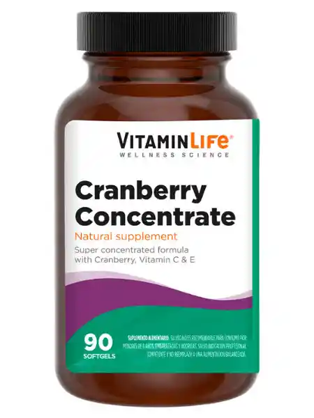   Vitamin Life  Cranberry Concentrate X 90 Capsulas 