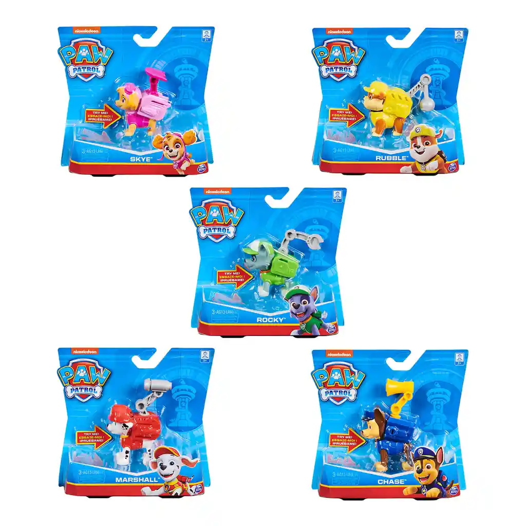 Spin Master Juguete Paw Patrol Cachorro Con Mochila