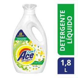 2 x Ace Detergente Líquido Naturals 2 en 1 Flores Frescas