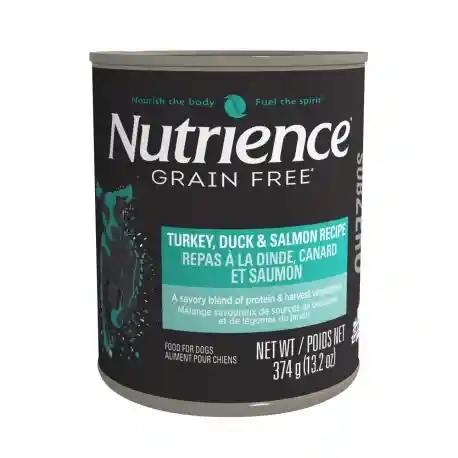 Nutrience Grain Free Alimento Para Perro Húmedo Pavo Pato Salmón