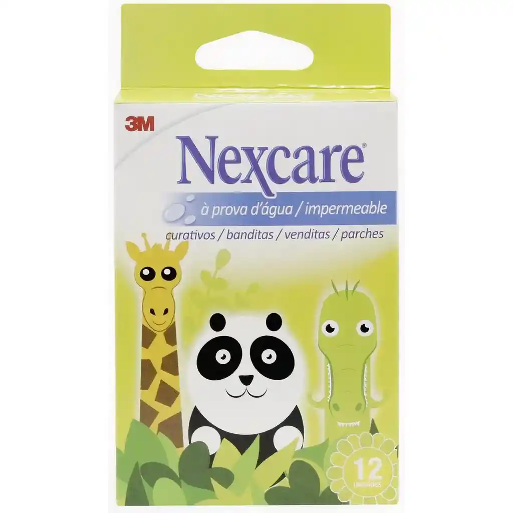 Nexcare Banditas Impermeables de Animales 