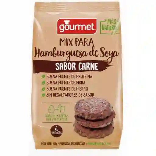 Gourmet Mix para Hamburguesa de Soya Sabor Carne  