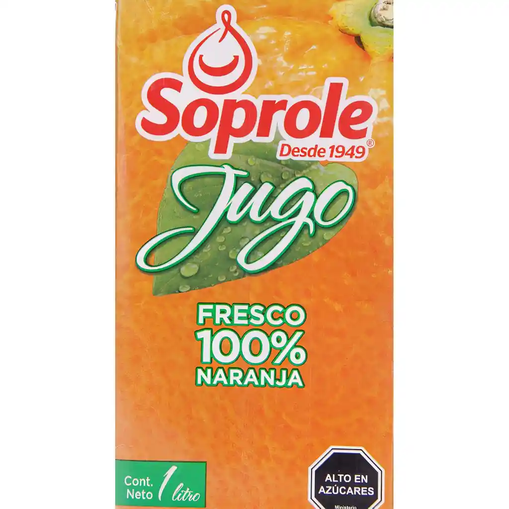 Soprole Jugo Fresco Naranja Caja