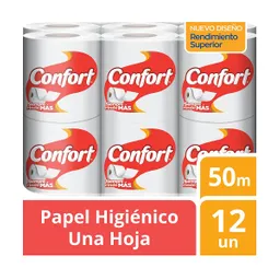 Confort Papel Higiénico una Hoja