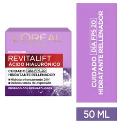 Revitalift Crema Ácido Hialurónico Día Hidratante Relleandor FPS20