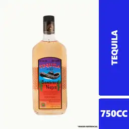 Sombrero Negro Tequila Dorado Joven 750 cc