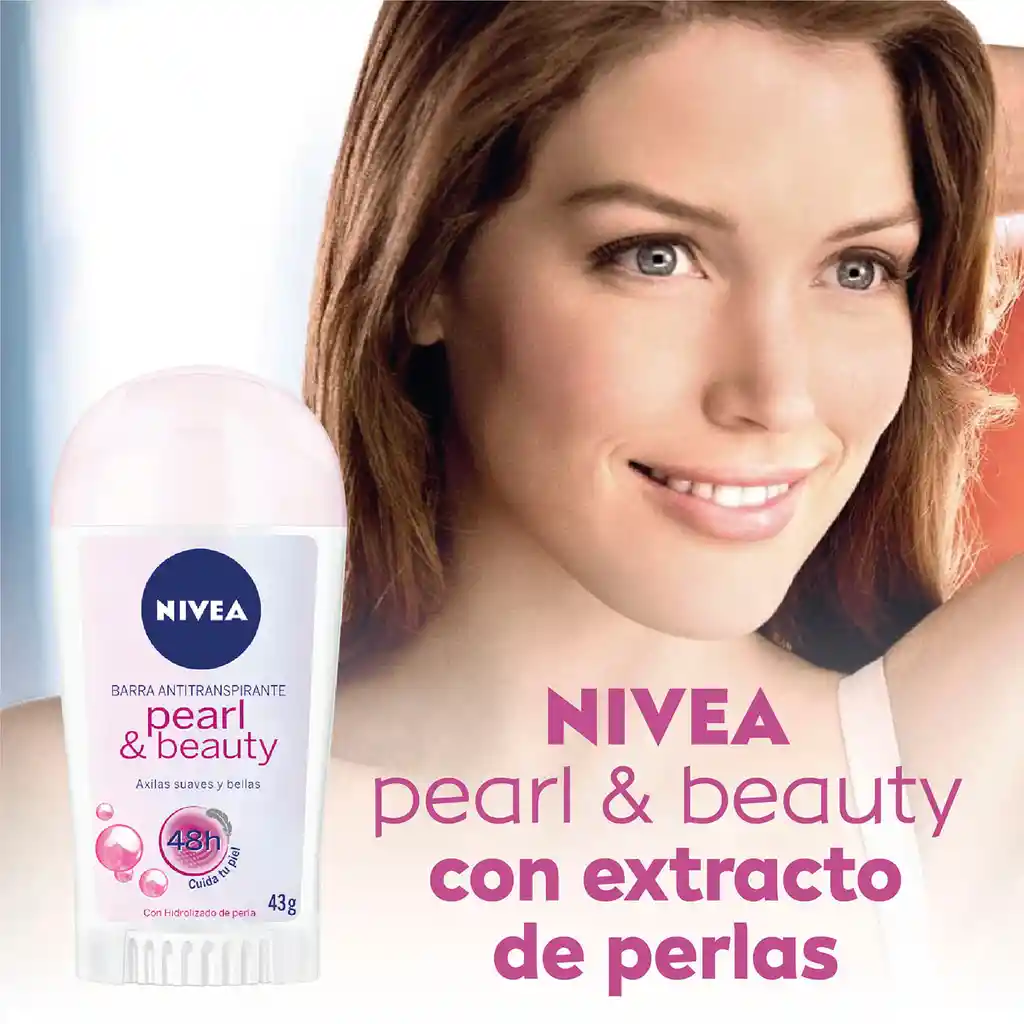 Nivea Desodorante en Barra Pearl & Beauty