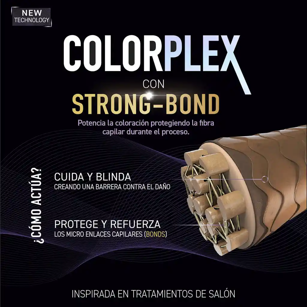 Colorplex Tinte Permanente Capilar Tono 6.11 Rubio Oscuro Cenizo Profundo Kit