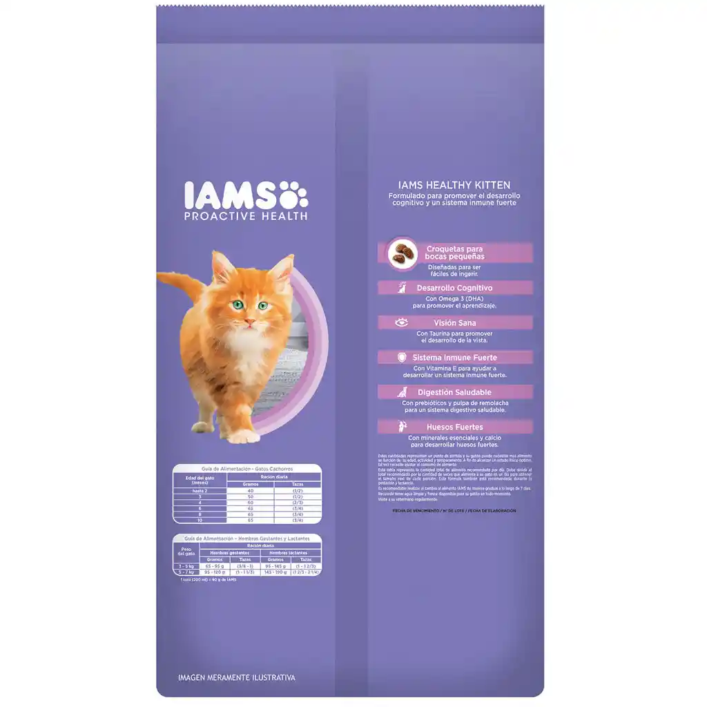 Iams Alimento Seco para Gatito Sabor a Pollo