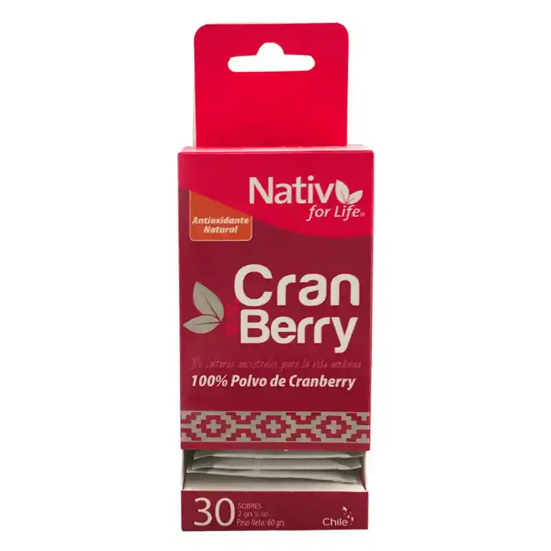 Nativ For Life Polvo Cranberry Sachet