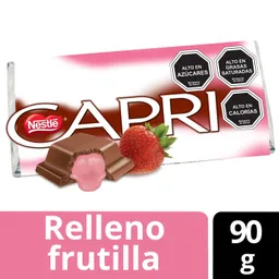 Capri Chocolate con Relleno de Frutilla