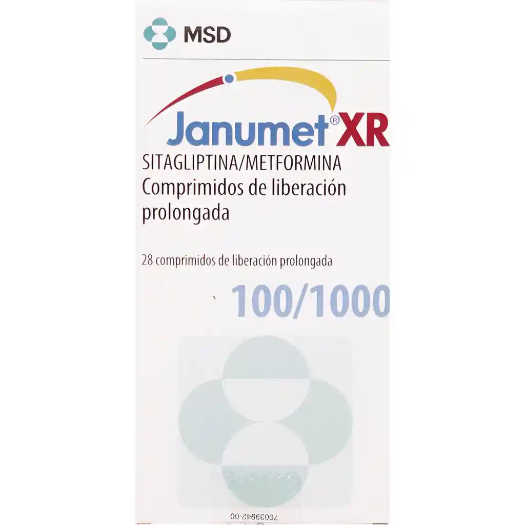 Janumet Xr 100/1000 Sitagliptina