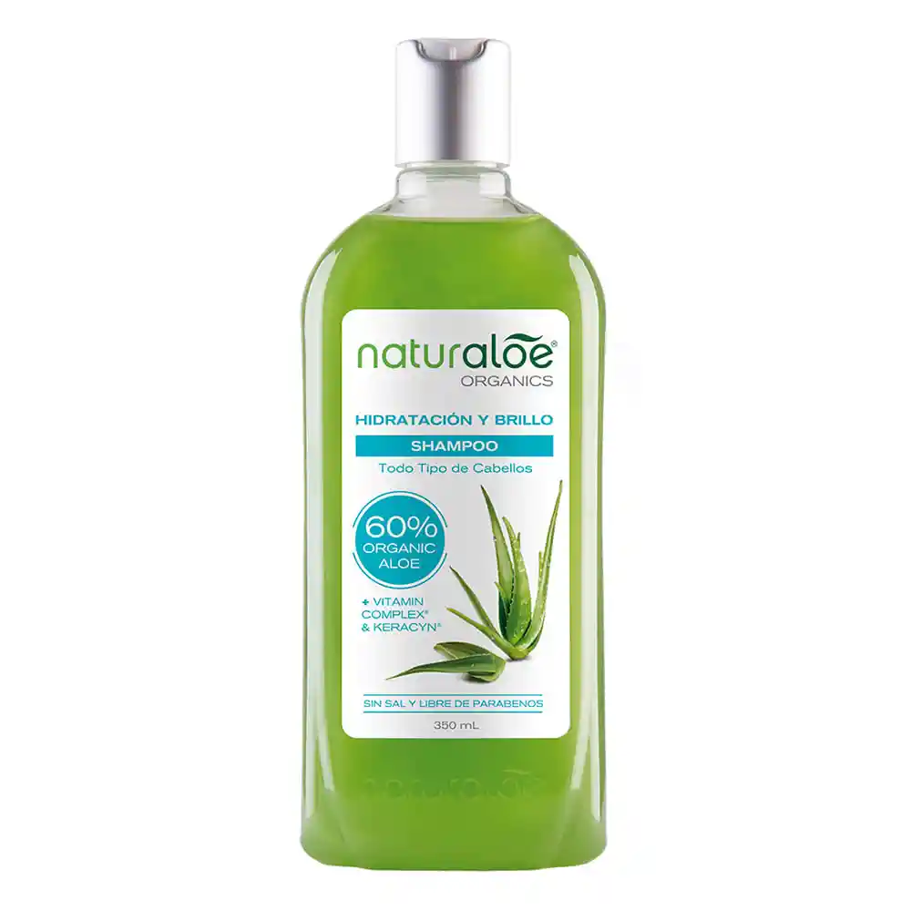 Naturaloe Shampoo Hidratante y Brillo para Todo Tipo de Cabello
